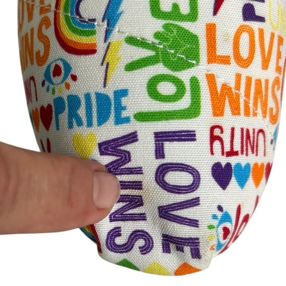 Toms Alpargata Unity Love Wins Pride Rainbow Canvas Shoes Womens SZ 7 Comfort - Picture 9 of 13